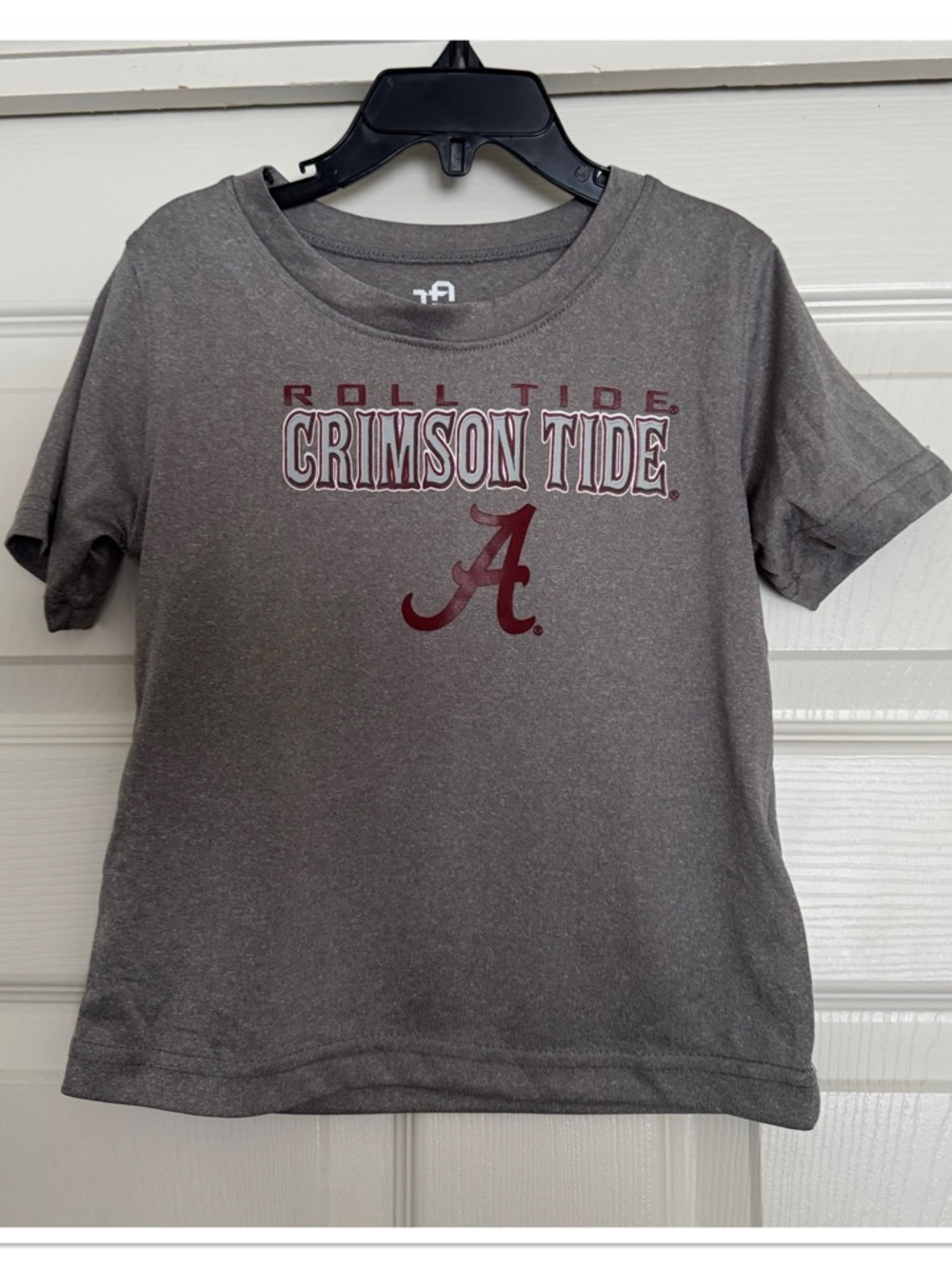 Alabama Crimson Tide Toddler Boys Gray Graphic Tee - University A Logo
